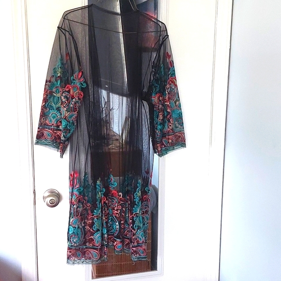 2 piece bundle Kimono, Cover Up - colorful, boho,chic - Picture 3 of 9